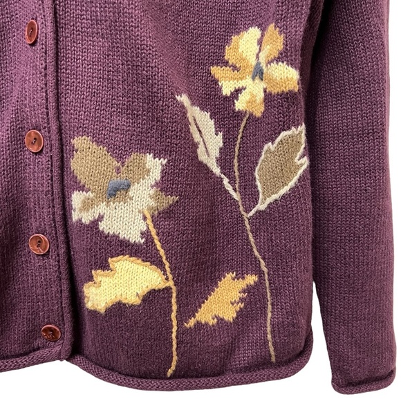 Christopher & Banks Button Front Cardigan Size Medium - Picture 3 of 5